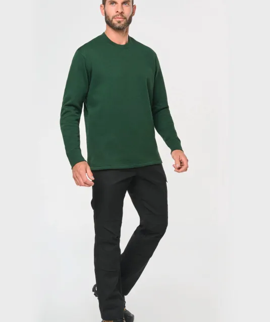 WK4001 - Sweater ingezette mouwen Black