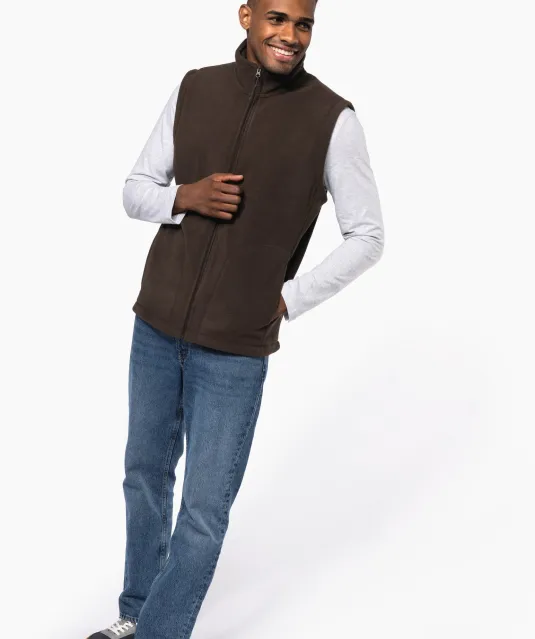 K913 - Luca - Fleecebodywarmer Dark Grey