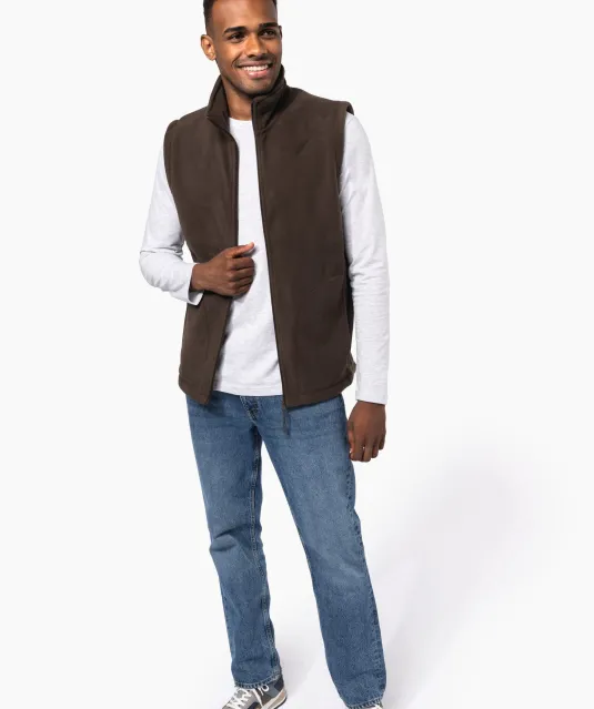 K913 - Luca - Fleecebodywarmer Dark Grey