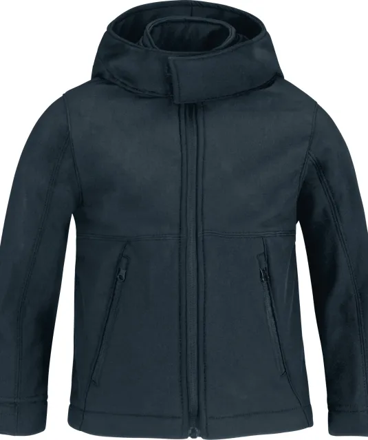 CGJK969 - Kids' Softshell met capuchon Navy