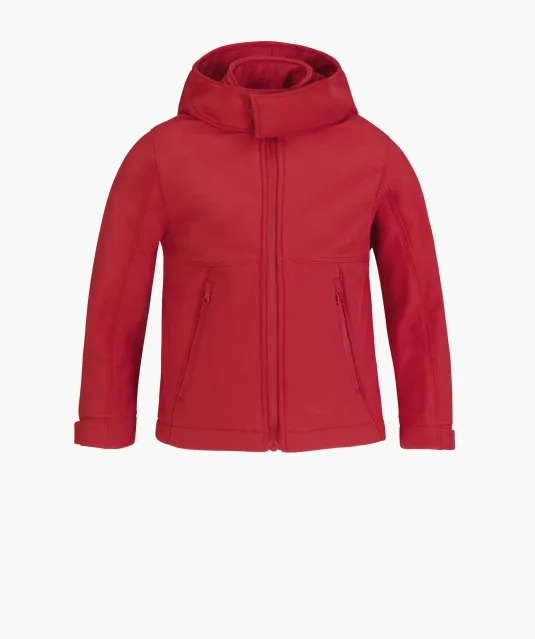 CGJK969 - Kids' Softshell met capuchon Red