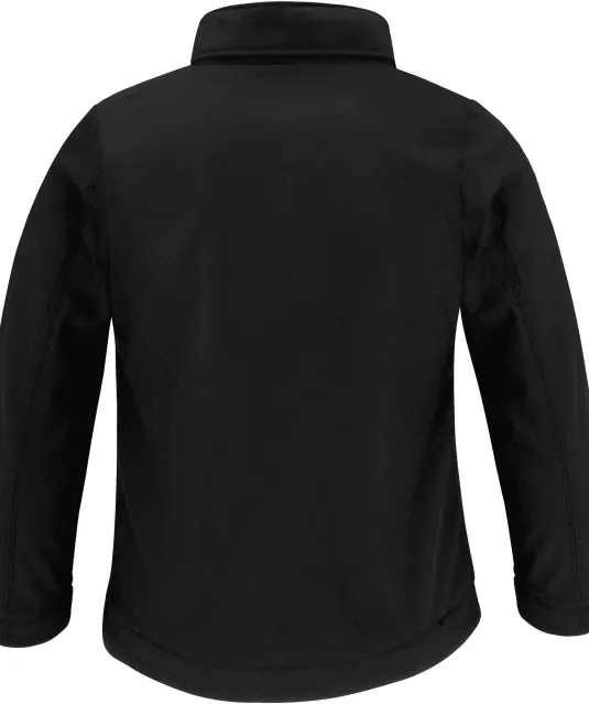 CGJK969 - Kids' Softshell met capuchon Black