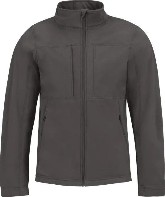 CGJM950 - Hooded Softshell / Men Dark Grey