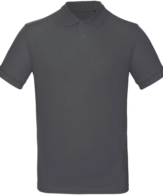 CGPM430 - Men's organic polo shirt Dark Grey