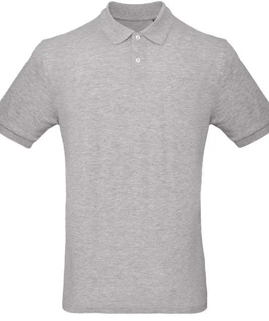 CGPM430 - Men's organic polo shirt Heather Grey