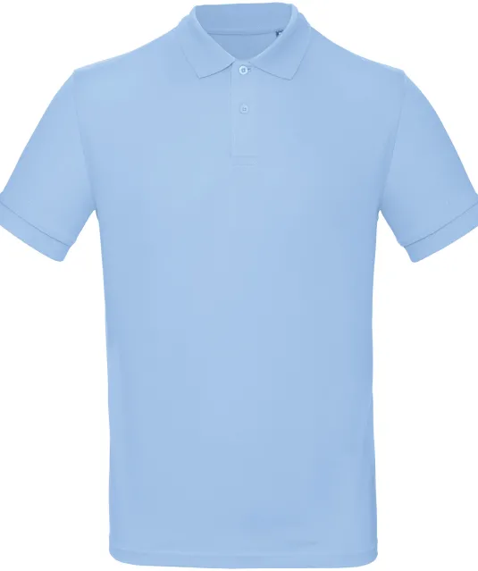 CGPM430 - Men's organic polo shirt Sky Blue