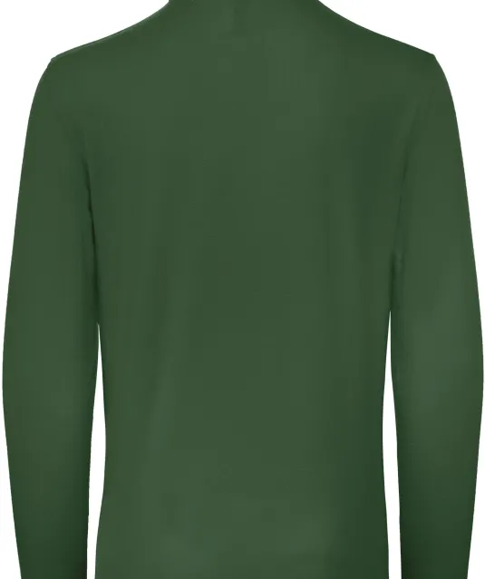 CGPUI12 - ID.001 Men's long-sleeve polo shirt Bottle Green