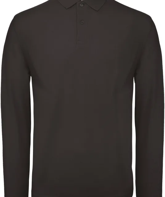 CGPUI12 - ID.001 Men's long-sleeve polo shirt Black
