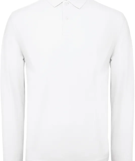 CGPUI12 - ID.001 Men's long-sleeve polo shirt White