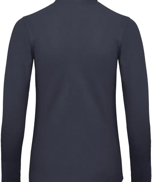 CGPWI13 - ID.001 Ladies' long-sleeve polo shirt Navy