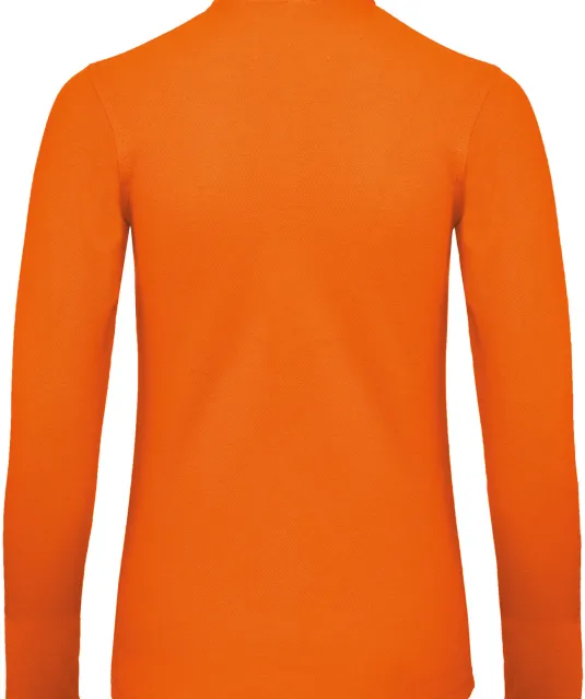CGPWI13 - ID.001 Ladies' long-sleeve polo shirt Orange