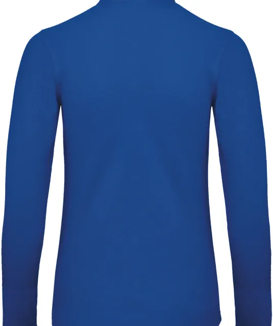 CGPWI13 - ID.001 Ladies' long-sleeve polo shirt Royal Blue