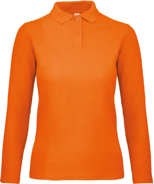 CGPWI13 - ID.001 Ladies' long-sleeve polo shirt Orange