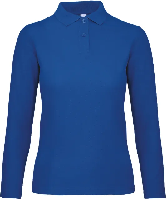 CGPWI13 - ID.001 Ladies' long-sleeve polo shirt Royal Blue