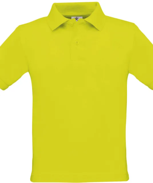 CGSAFE - Safran / Kids Polo Shirt Pixel Lime