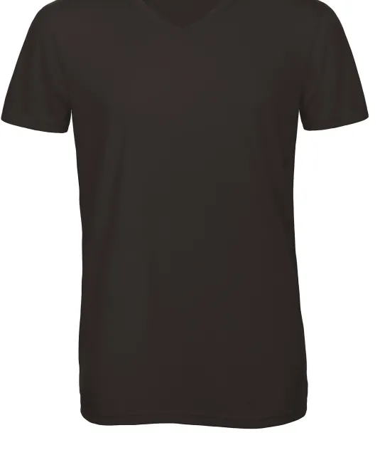 CGTM057 - TriBlend V-neck TEE Black
