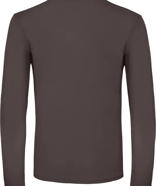CGTU05T - #E150 Men's T-shirt long sleeve Bear Brown