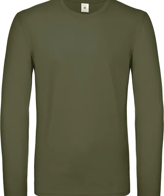CGTU05T - #E150 Men's T-shirt long sleeve Urban Khaki