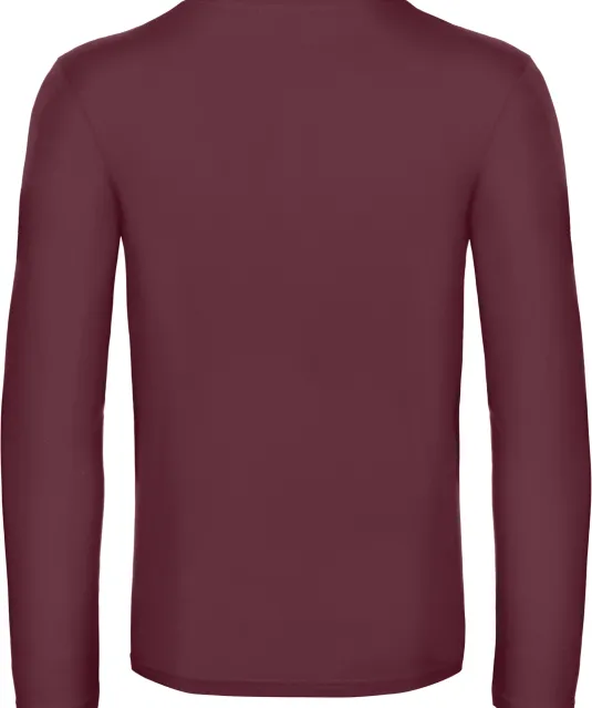 CGTU07T - #E190 Men's T-shirt long sleeve Burgundy