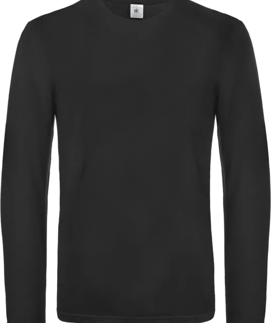 CGTU07T - #E190 Men's T-shirt long sleeve Black