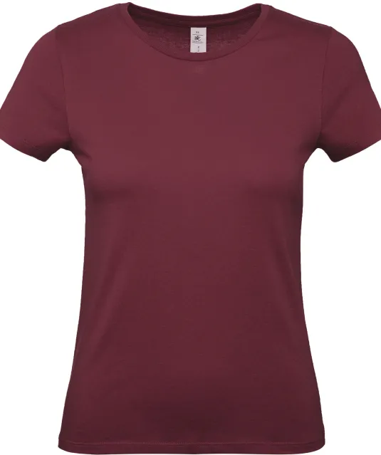 CGTW02T - #E150 Ladies' T-shirt Burgundy