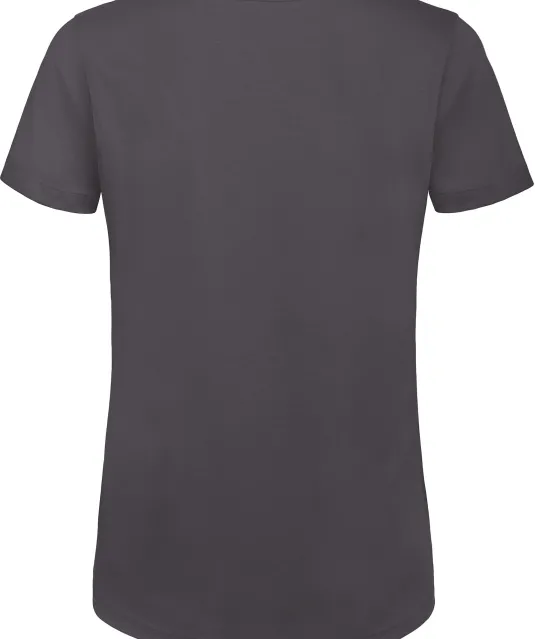 CGTW043 - Organic Cotton Inspire Crew Neck T-shirt / Woman Dark Grey