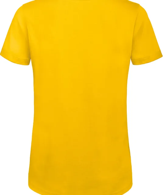 CGTW043 - Organic Cotton Inspire Crew Neck T-shirt / Woman Gold