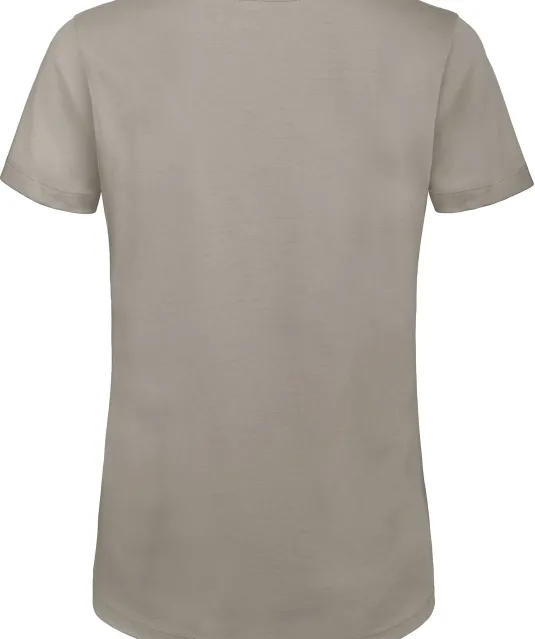 CGTW043 - Organic Cotton Inspire Crew Neck T-shirt / Woman Light Grey