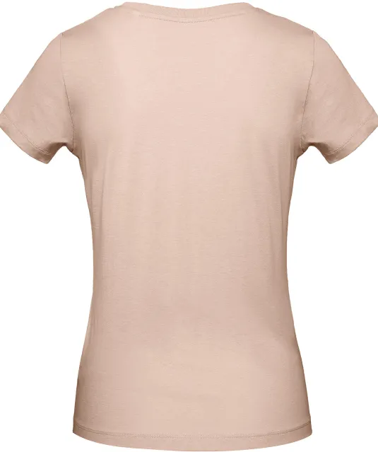 CGTW043 - Organic Cotton Inspire Crew Neck T-shirt / Woman Millennial Pink