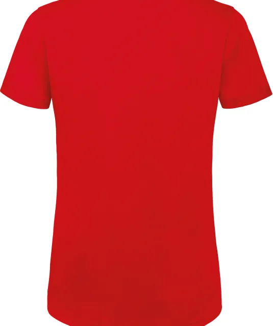 CGTW043 - Organic Cotton Inspire Crew Neck T-shirt / Woman Red