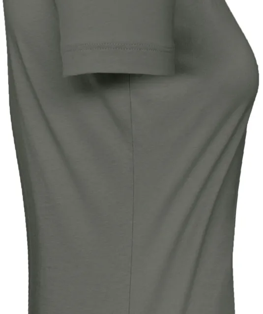 CGTW043 - Organic Cotton Inspire Crew Neck T-shirt / Woman Millennial Khaki