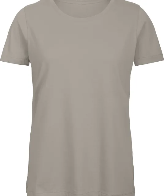 CGTW043 - Organic Cotton Inspire Crew Neck T-shirt / Woman Light Grey