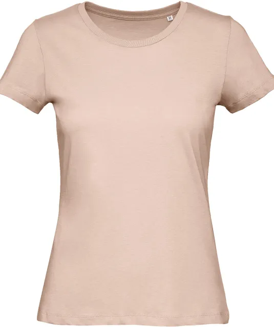 CGTW043 - Organic Cotton Inspire Crew Neck T-shirt / Woman Millennial Pink