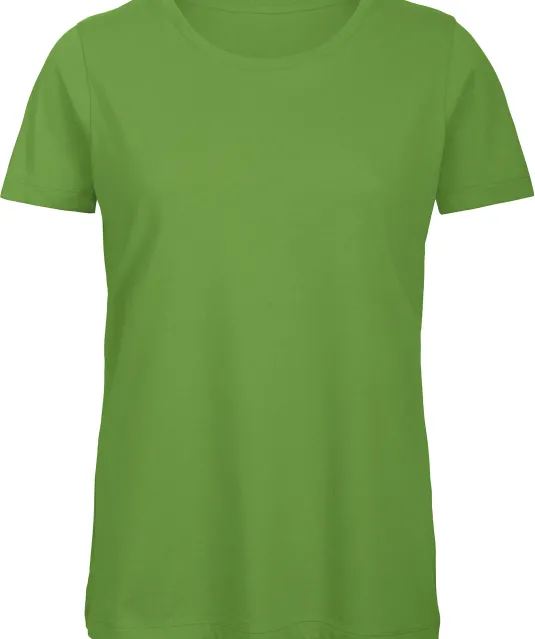 CGTW043 - Organic Cotton Inspire Crew Neck T-shirt / Woman Real Green