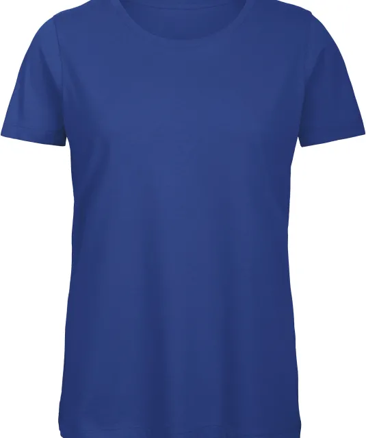 CGTW043 - Organic Cotton Inspire Crew Neck T-shirt / Woman Royal Blue