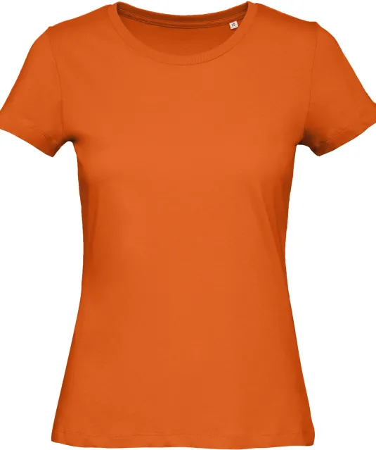 CGTW043 - Organic Cotton Inspire Crew Neck T-shirt / Woman Urban Orange