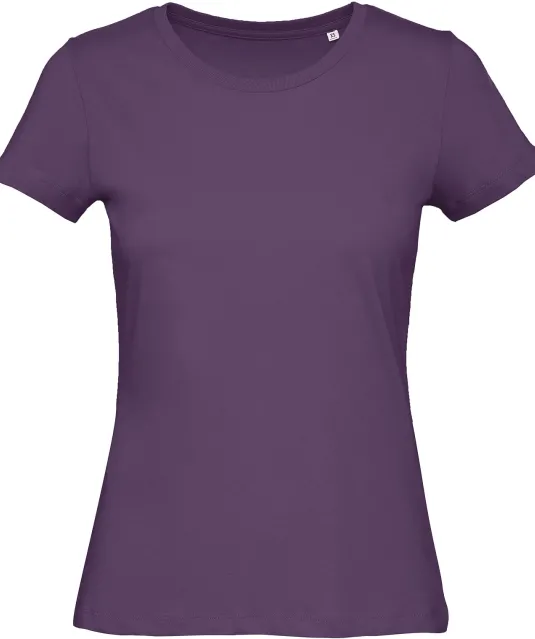 CGTW043 - Organic Cotton Inspire Crew Neck T-shirt / Woman Urban Purple