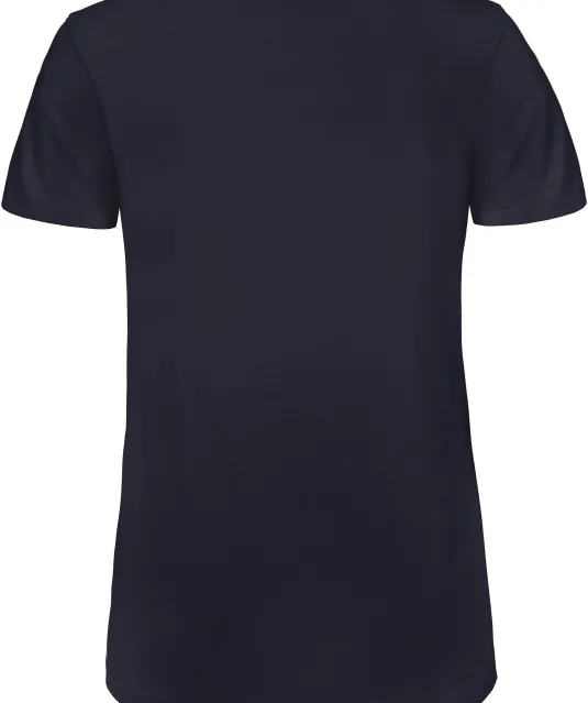 CGTW045 - Organic Cotton Inspire V-neck T-shirt / Woman Navy