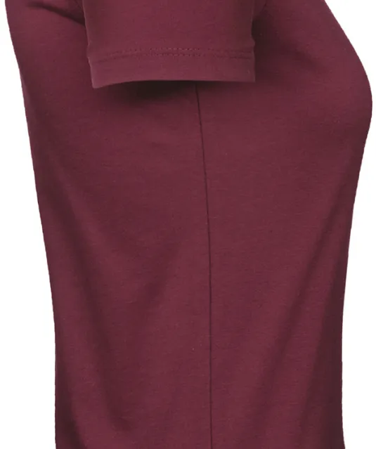 CGTW04T - #E190 Ladies' T-shirt Burgundy