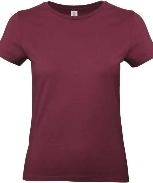 CGTW04T - #E190 Ladies' T-shirt Burgundy