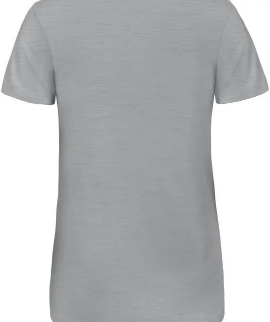CGTW058 - TriBlend V-neck TEE / Woman Heather Light Grey