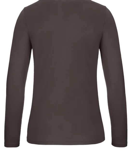 CGTW06T - #E150 Ladies' T-shirt long sleeves Bear Brown