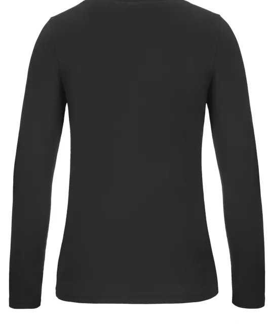 CGTW06T - #E150 Ladies' T-shirt long sleeves Black