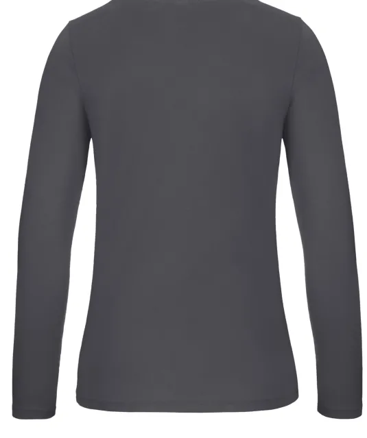 CGTW06T - #E150 Ladies' T-shirt long sleeves Dark Grey