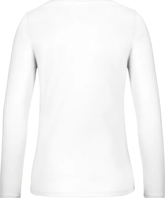 CGTW06T - #E150 Ladies' T-shirt long sleeves White