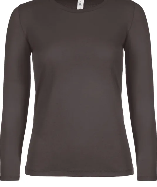 CGTW06T - #E150 Ladies' T-shirt long sleeves Bear Brown