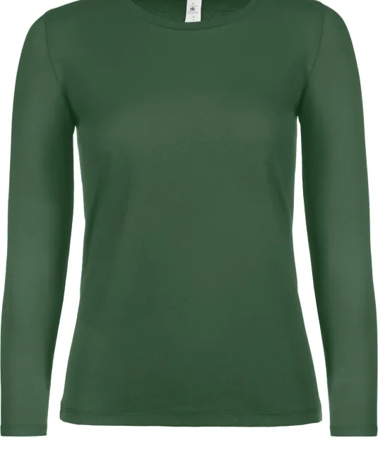 CGTW06T - #E150 Ladies' T-shirt long sleeves Bottle Green