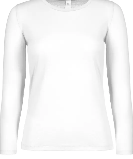 CGTW06T - #E150 Ladies' T-shirt long sleeves White