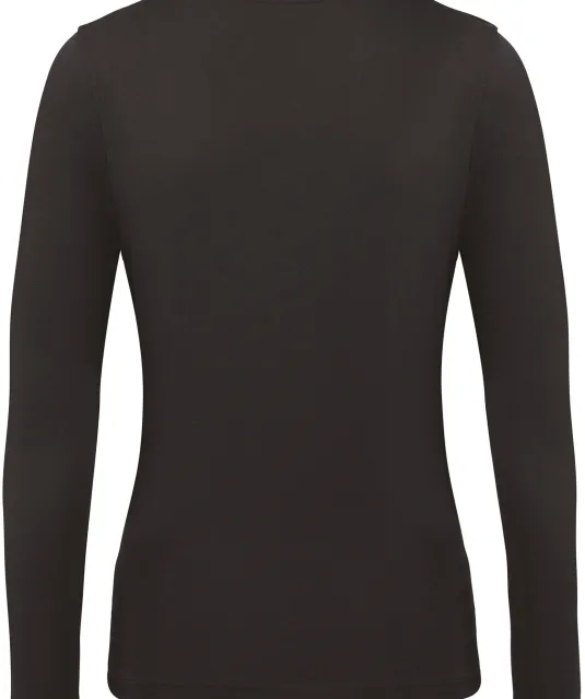 CGTW071 - Ladies' organic Inspire long-sleeve T-shirt Black