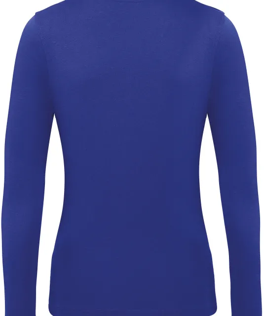 CGTW071 - Ladies' organic Inspire long-sleeve T-shirt Cobalt Blue